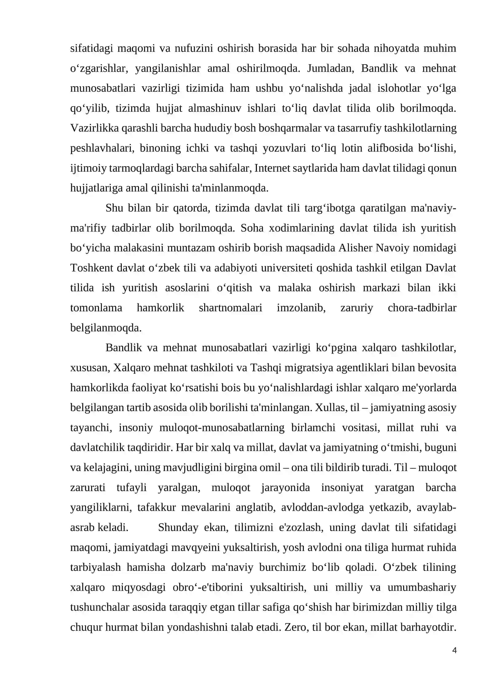 Til lison nutq munosabati talqini 4