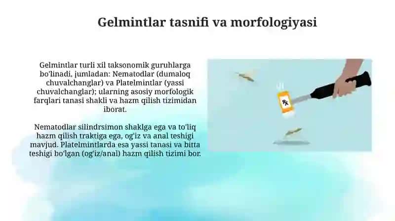 Tibbiy Tibbiyot Gelmintologiyasi 4
