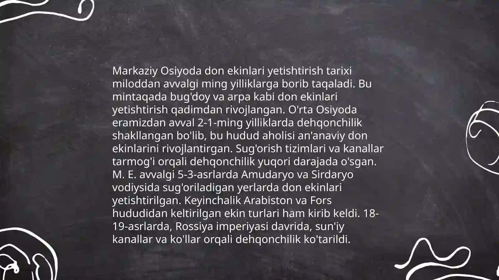 Don ekinlarining oʻsishi va rivojlanishi 4