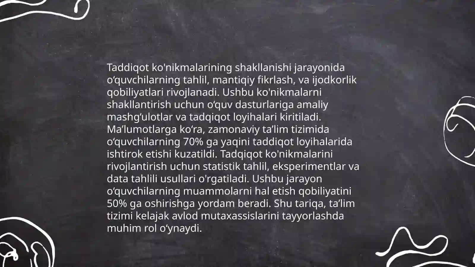Taddiqot ko'nikmalari va tanqidiy fikrlash da shaxs muammosi 4