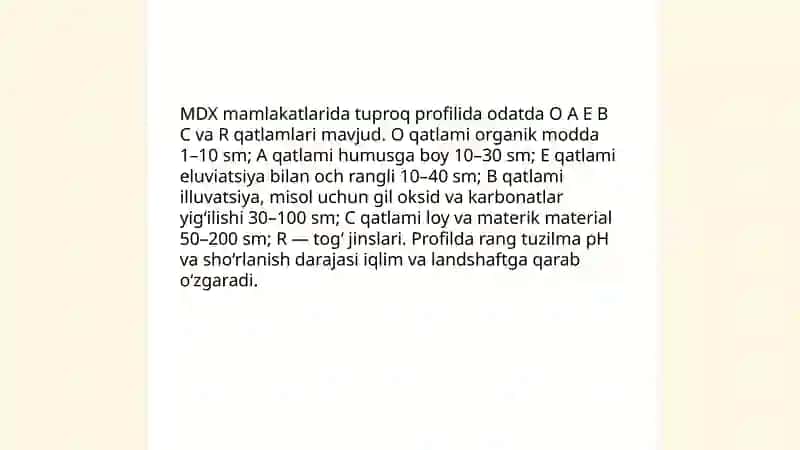 MDX davlatlarini tuproqlari 4