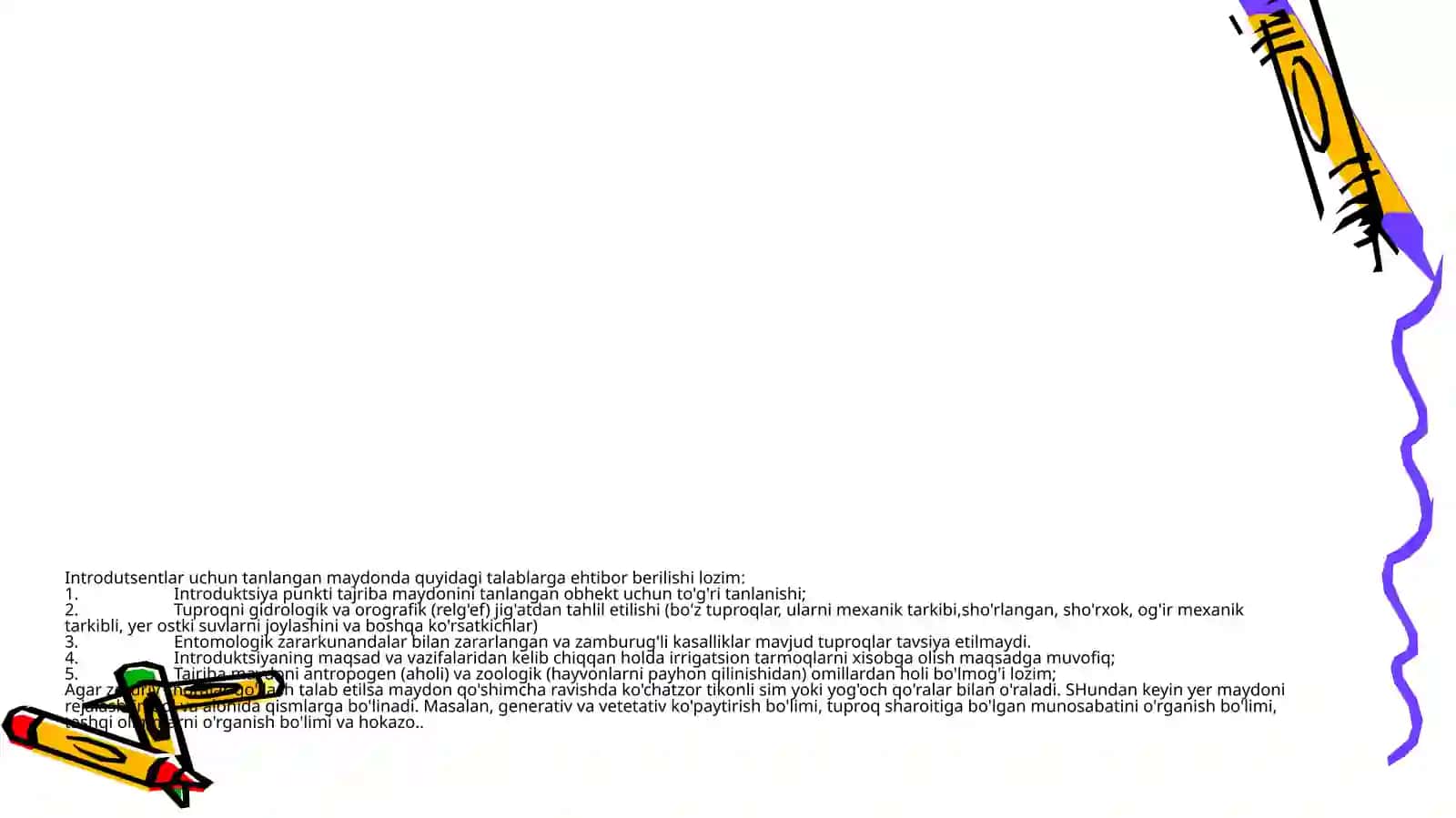Agrotexnologiyalari va Innovatsion rivojlanish Insitituti Dorivor o’simliklarni yetishtirish va qayta ishlash texnologiyasi ta’lim yo’nalishi 4