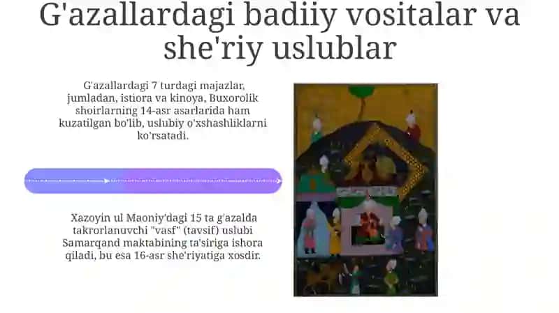Xazoyin ul Maoniyda Hasbi Hol Gʻazallarining Til-Uslubiy Tahlili 4