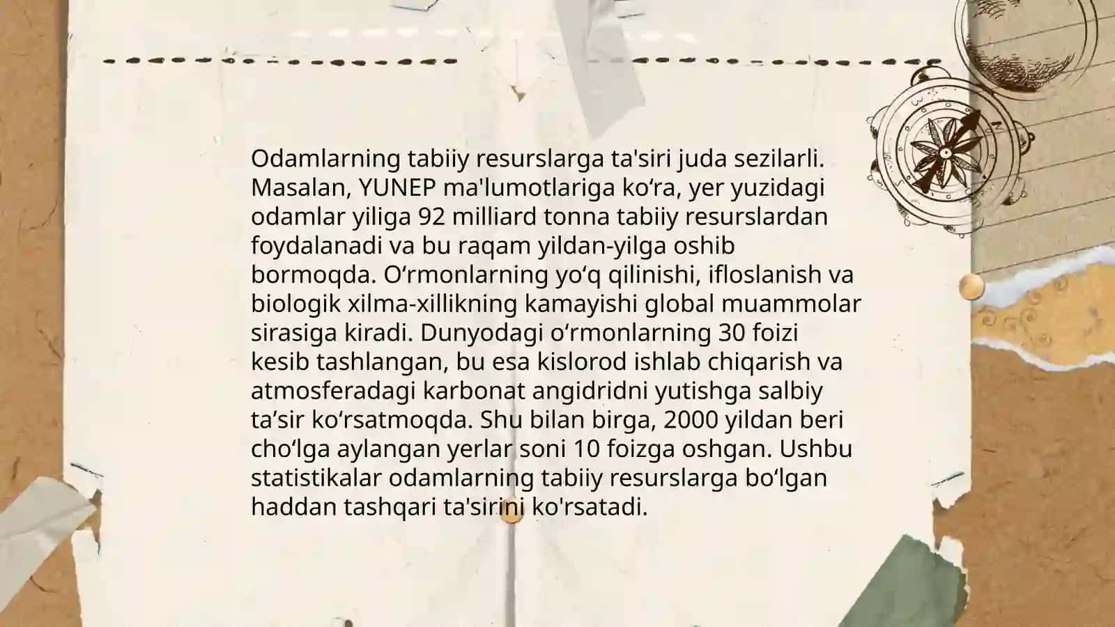 Ekologik. Odam - ekologik omil. Biosfera va uning muammolari 4