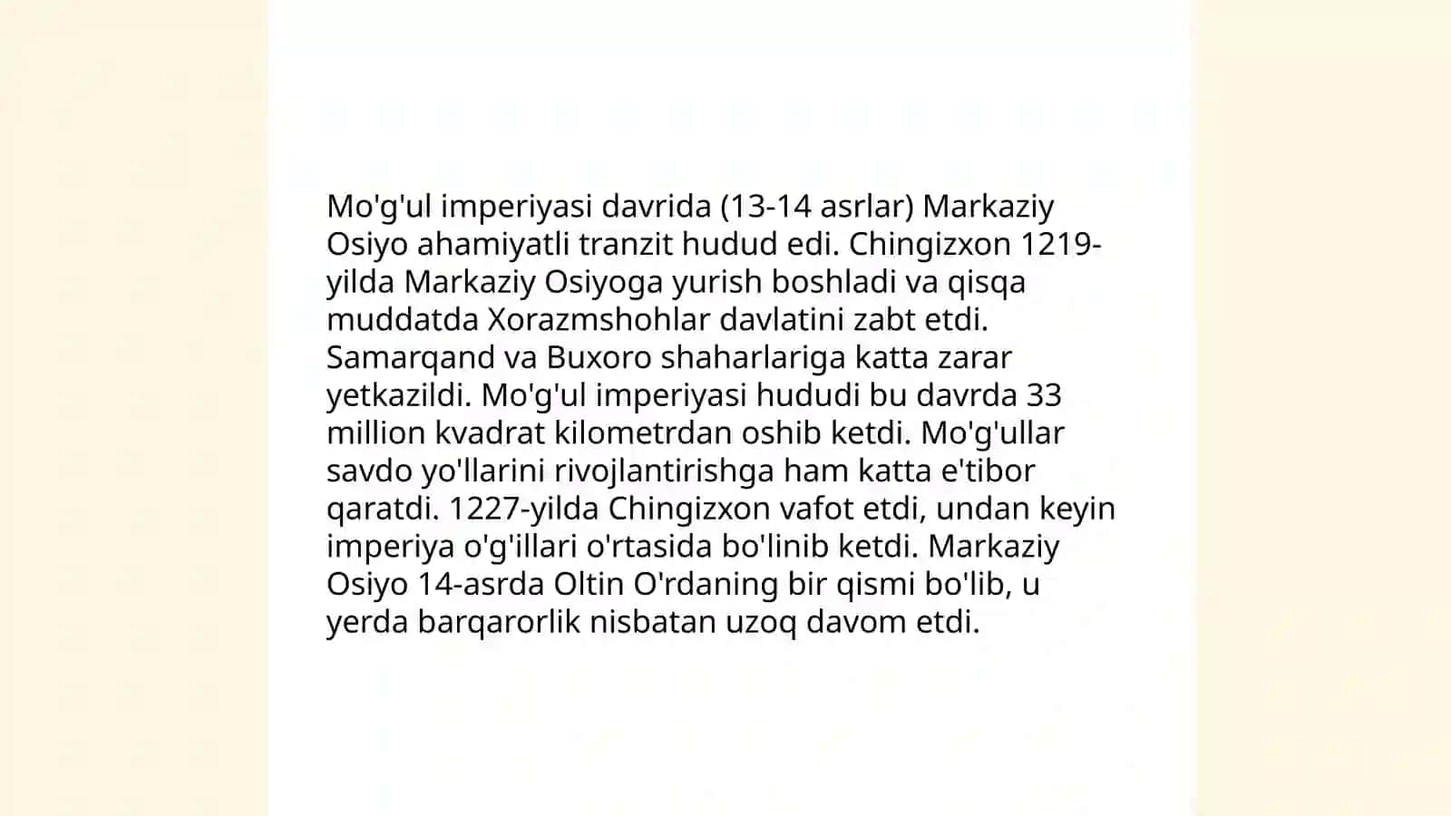 Markaziy Osiyoning XII-XIV asrlardagi tarixiy geografiyasi 4
