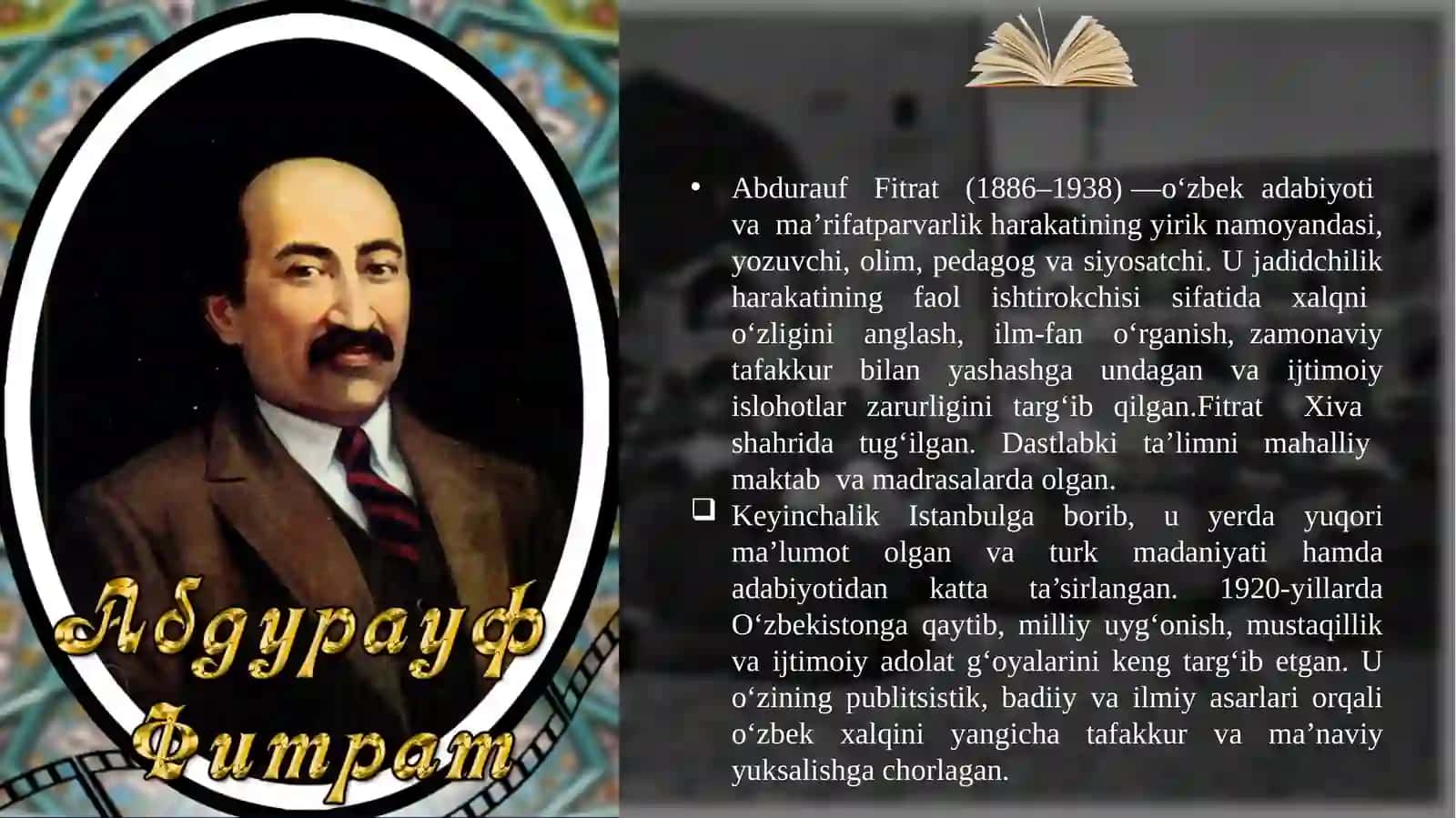 Abdurauf Fitratning “Rahbari Najot”risolasidagibaxtsizodamlarningikkitoifasigaoidqarashlar 4