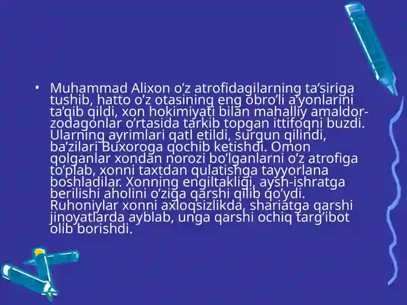 Qo’qon xonligida diniy unvon va mansablar 4