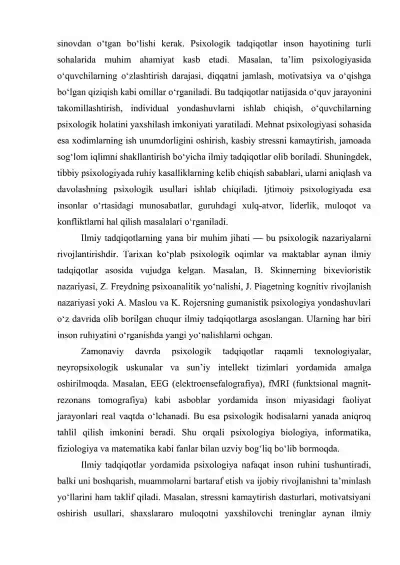 REFERAT PSIXOLOGIK TADQIQOT TARKIBI VA MANTIQIY IZCHILLIGI 4