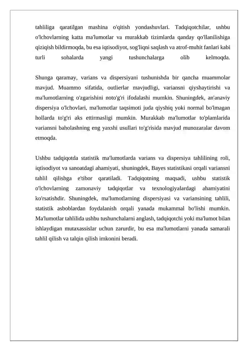 Varians va dispersiya tahlil 4