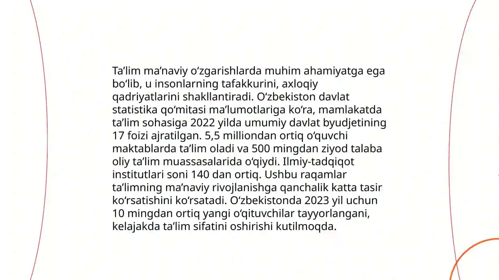 Yangi O‘zbekistonda amalga oshirilayotgan ma’naviy o‘zgarishlar 4