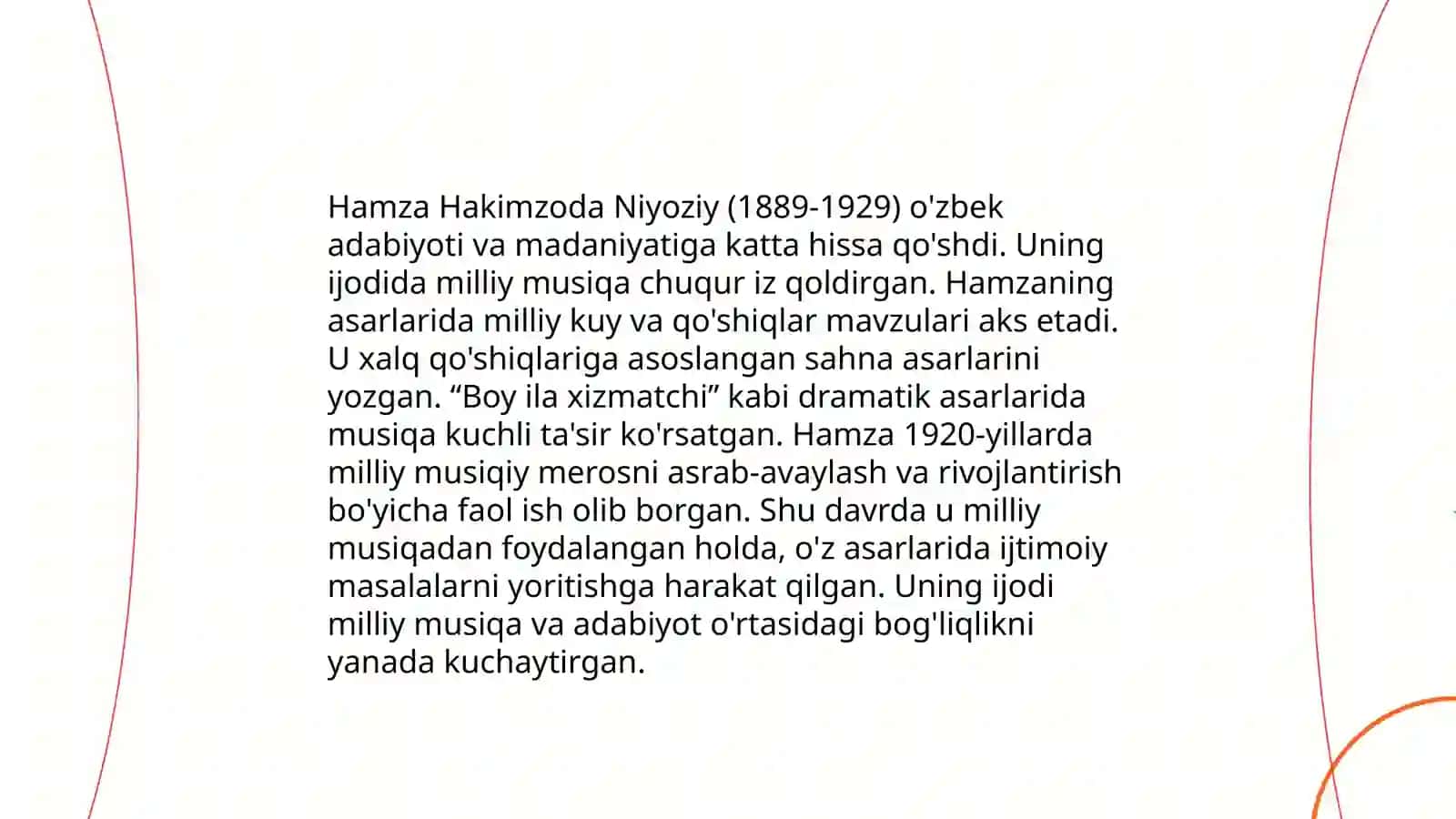 Fitrat va Hamza ijodida milliy musiqa rivojiga oid asarlar 4