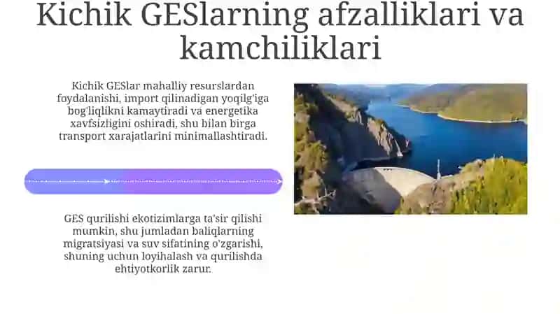 Kichik gidroelektr stansiyalari faniga kirish 4
