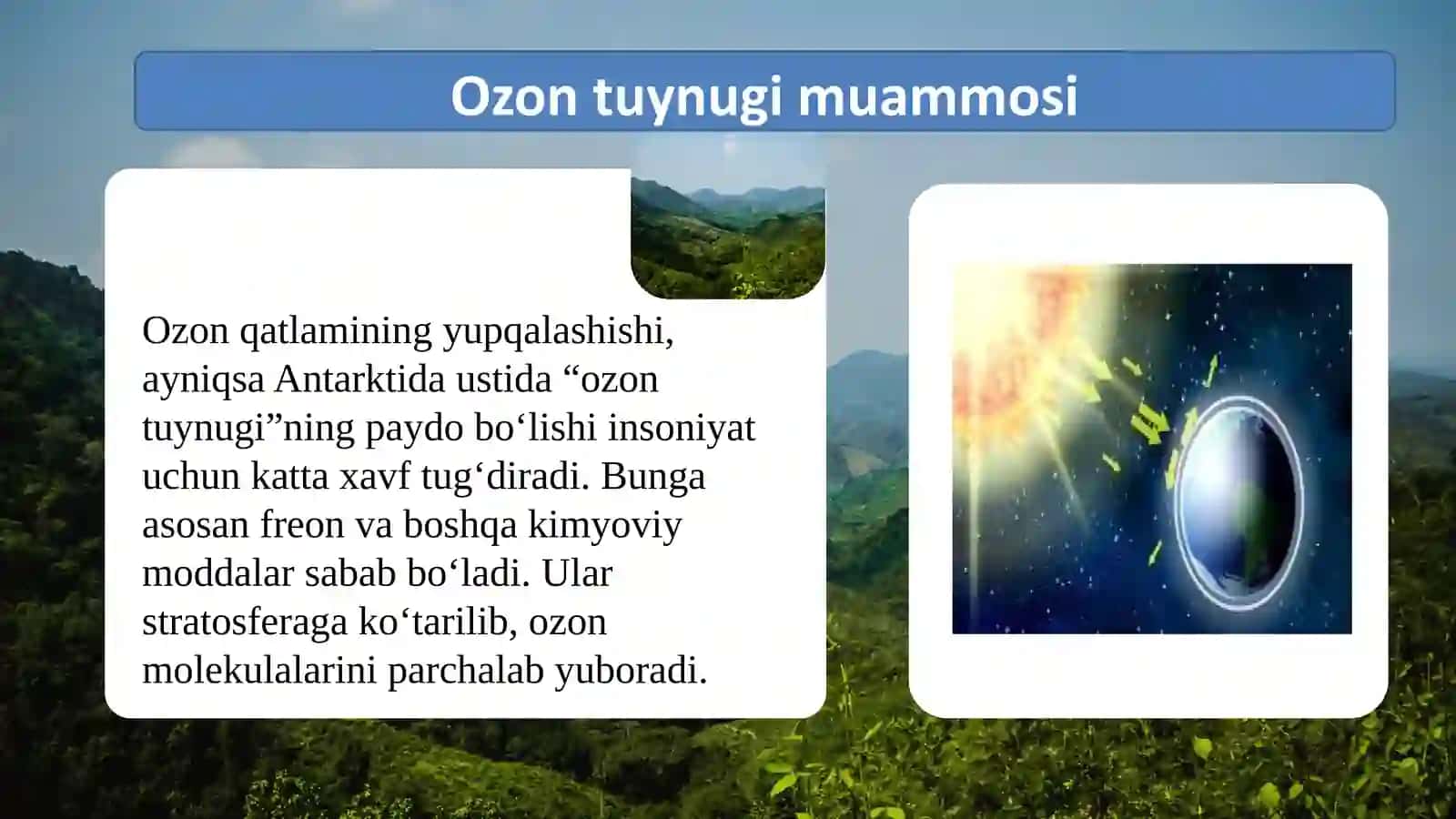 O‘zbekistonda atmosfera havosi ifloslanishining oqibatlari va uni muhofaza qilish tadbirlari 4