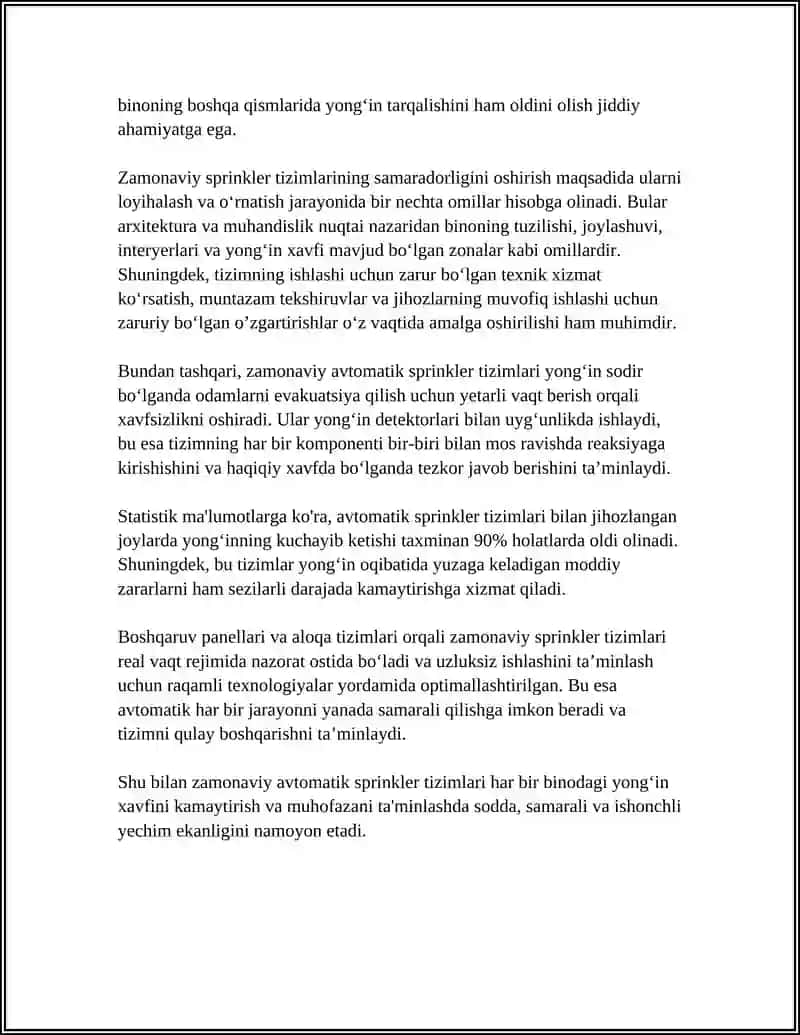 Zamonaviy avtomatik sprinkler tizimlari 4