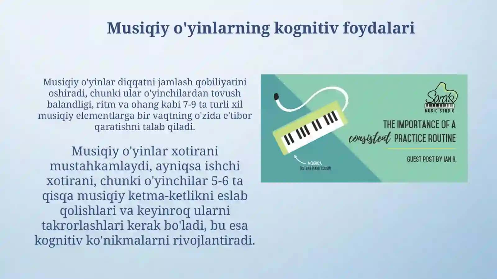 Musiqiy o'yinlar 4