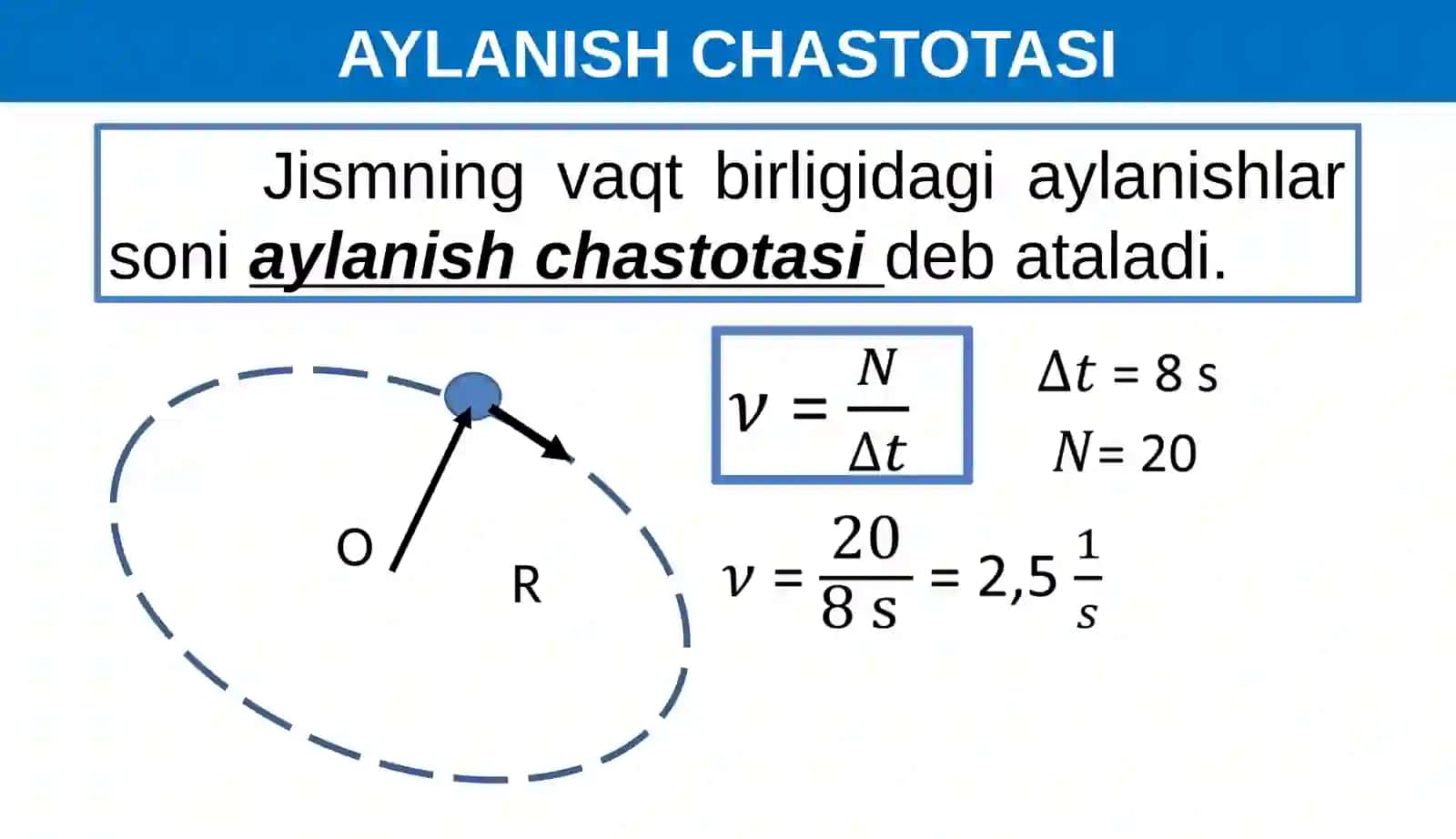 AYLANMA HARAKATNI TAVSIFLAYDIGAN KATTALIKLAR ORASIDAGI MUNOSABATLAR 4