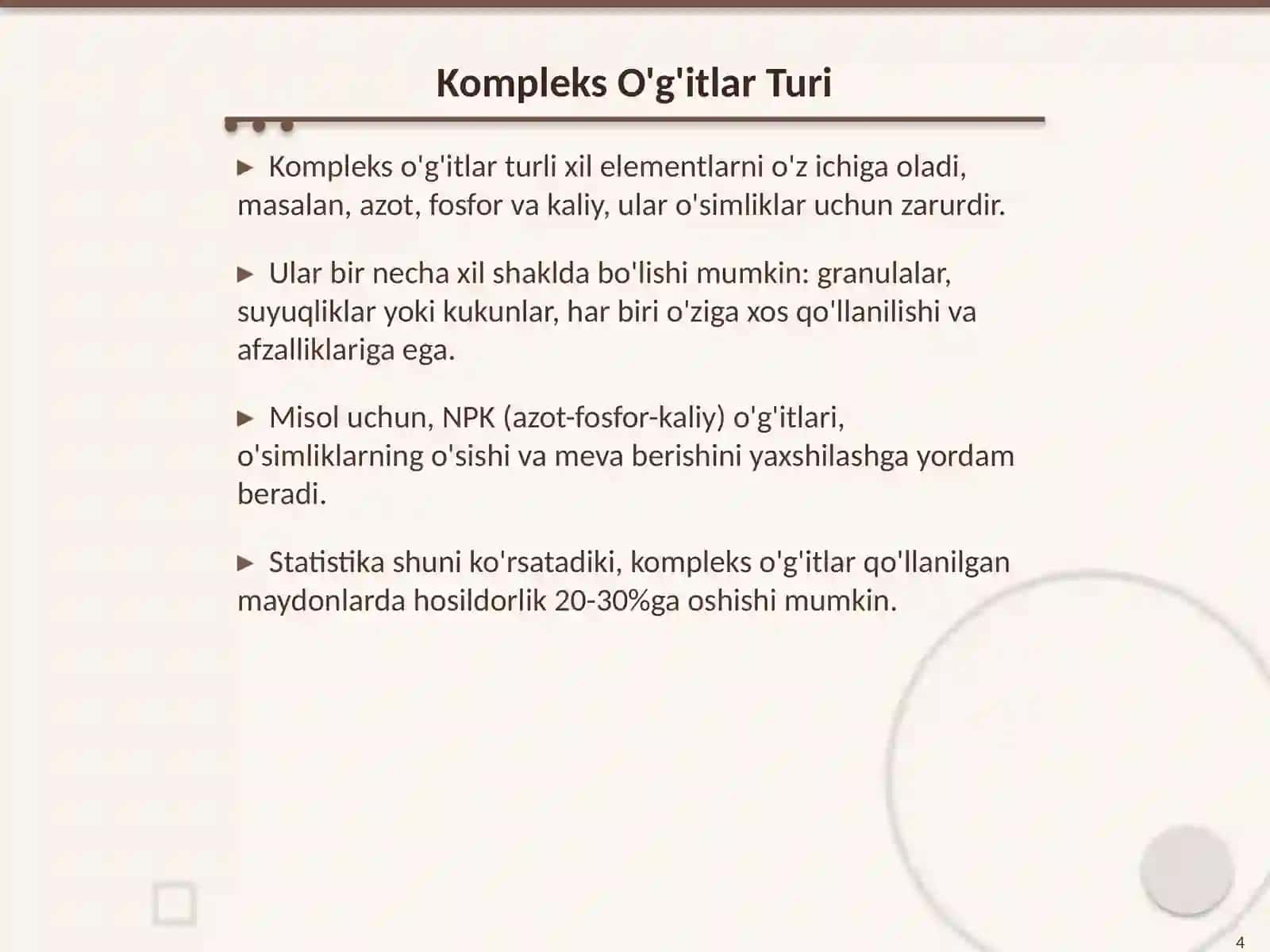 Kompleks O'g'itlarni Olish Usullari 4