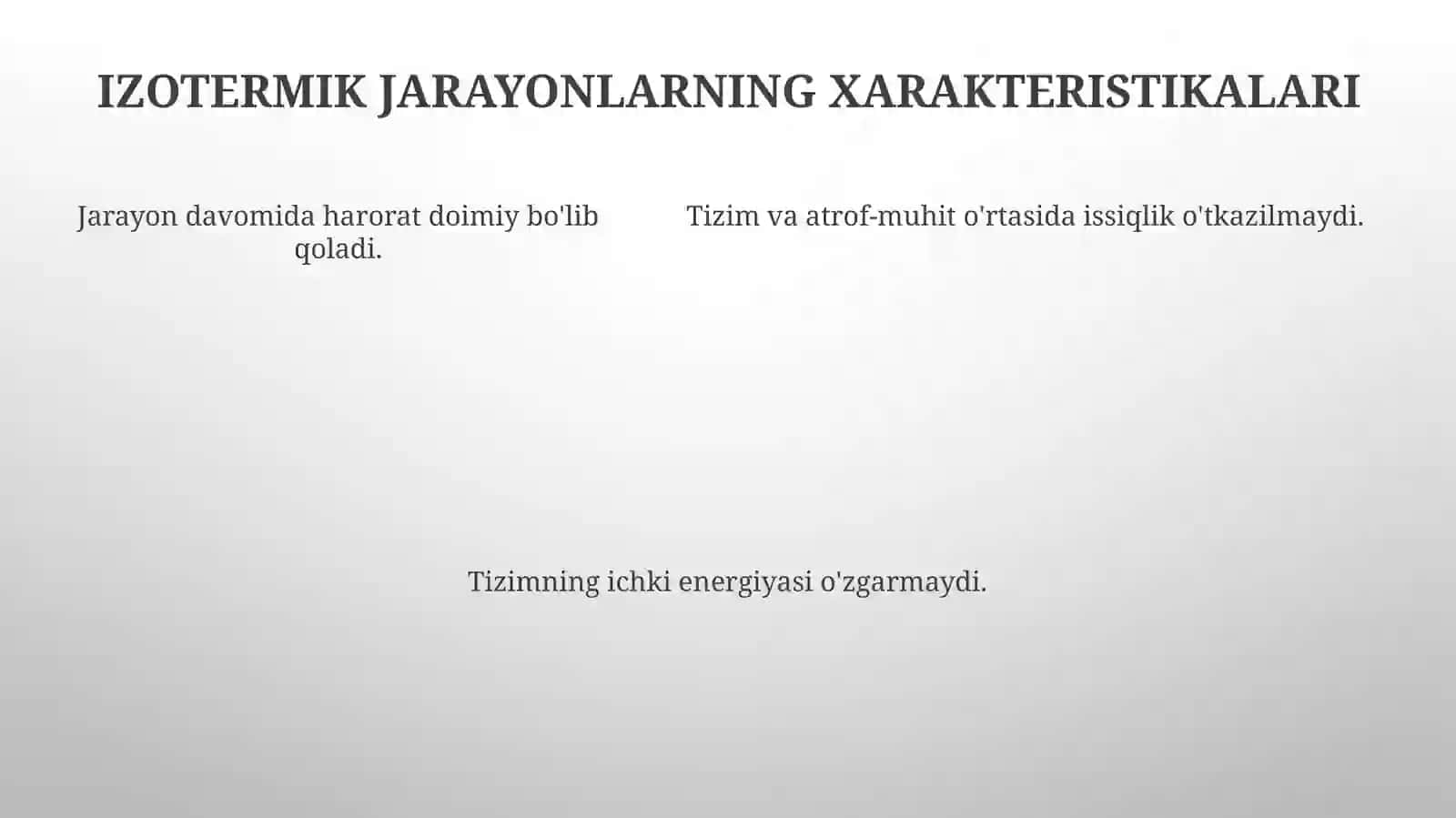 Izotermik Jarayon 4