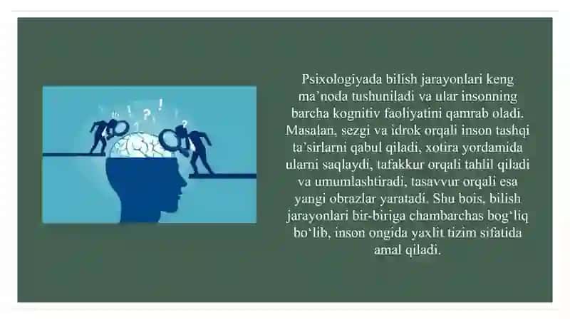 Bilish jarayonlari umumiy tushuncha 4