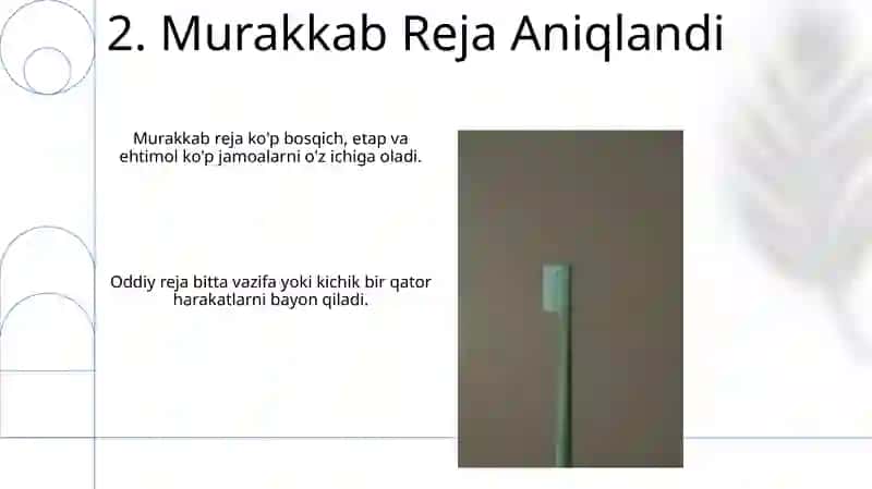 Sodda va murakkab reja 4