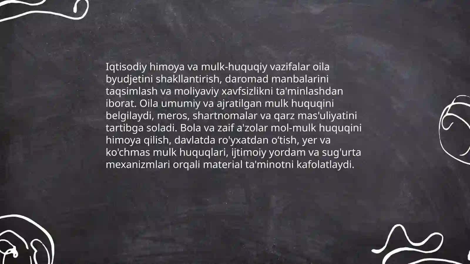 Oilaning ijtimoiy vazifalari,oilaviy roller 4