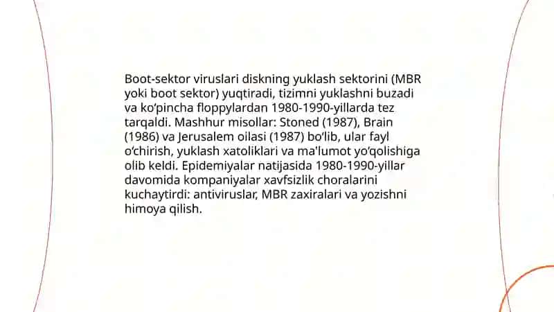 Kompyuter viruslari tarixi va evolyutsiyasi 4