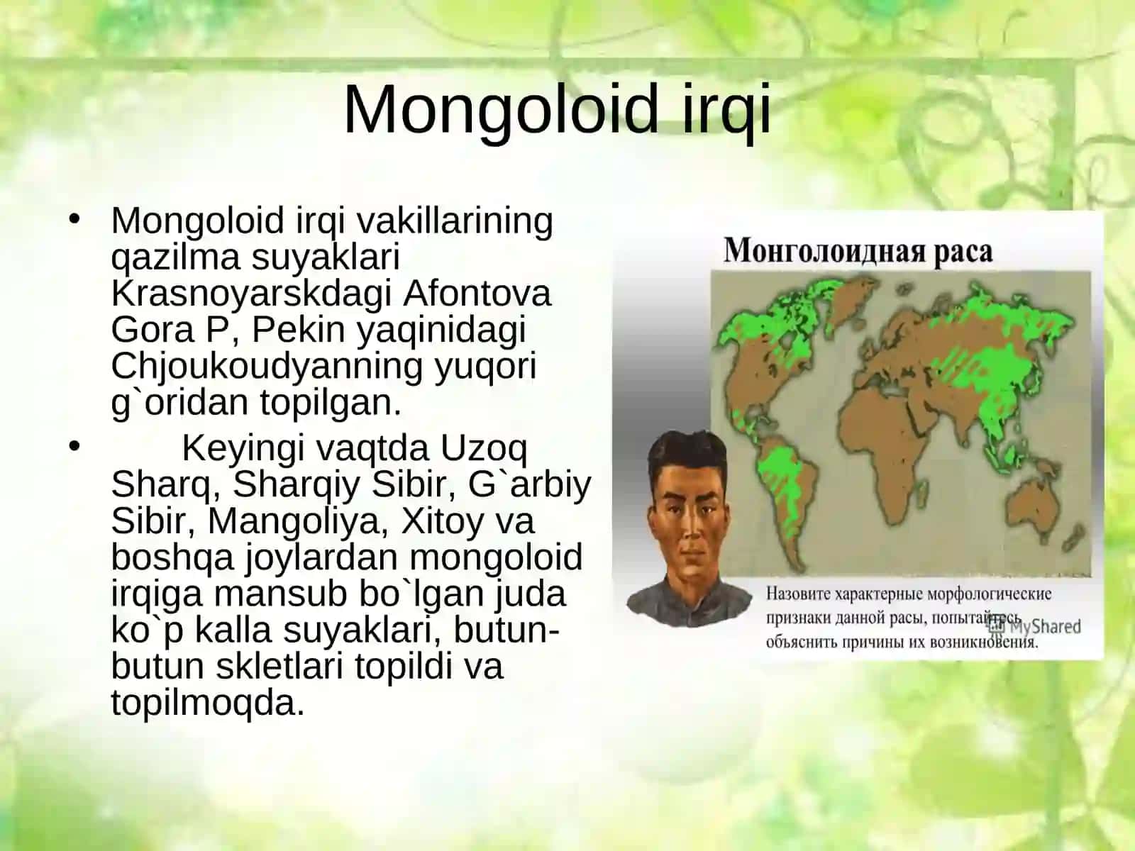 Odamzod irqining vujudga kelishi 4