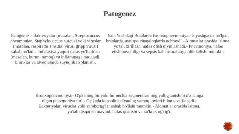 Erta bolalik bronxopnevmoniyasi 4