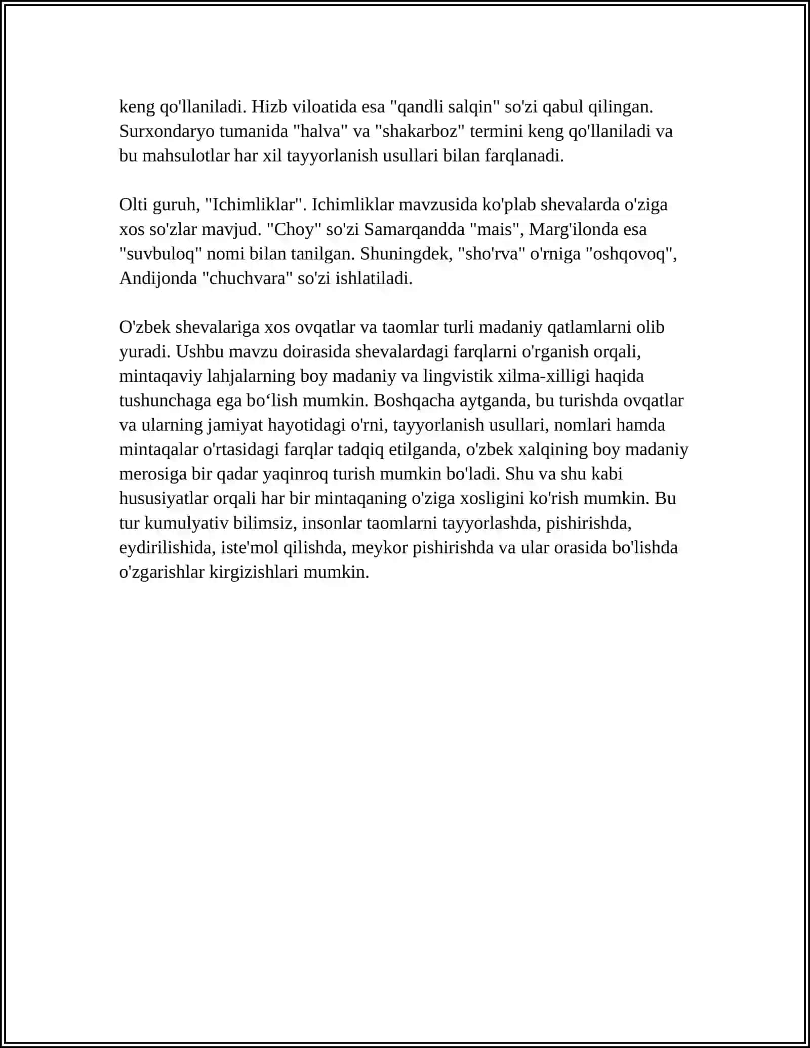 SHEVALARGA XOS SOʻZLARNI MAVZUVIY GURUHLARGA BOʻLIB OʻRGANISH 4
