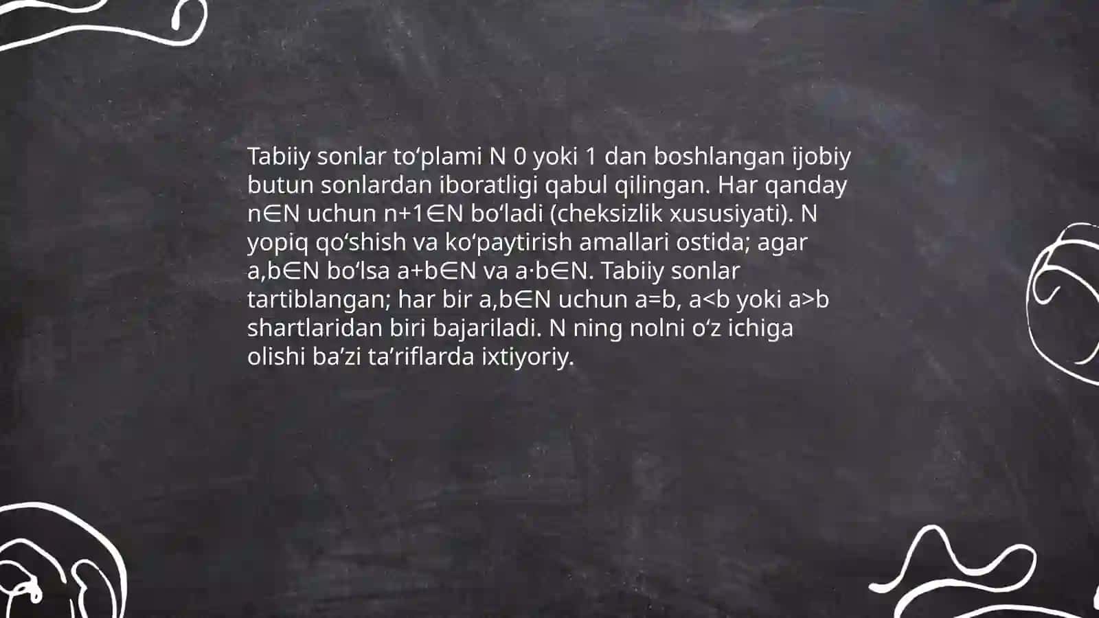 Sonli toʻplamlar haqida malumot 4