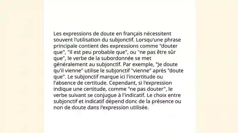 Le subjonctif présent 4