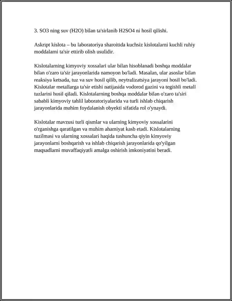 Kislotalarni va ularning struktura tuzilishi 4