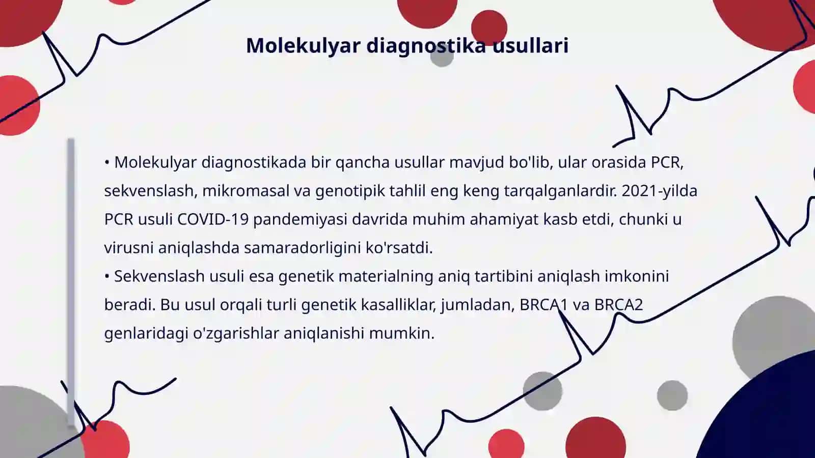 Genetik kattaliklarning molekulyar diagnostikasi asoslari 4