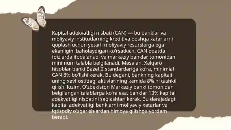 Bank kapitalining yetarliligi 4