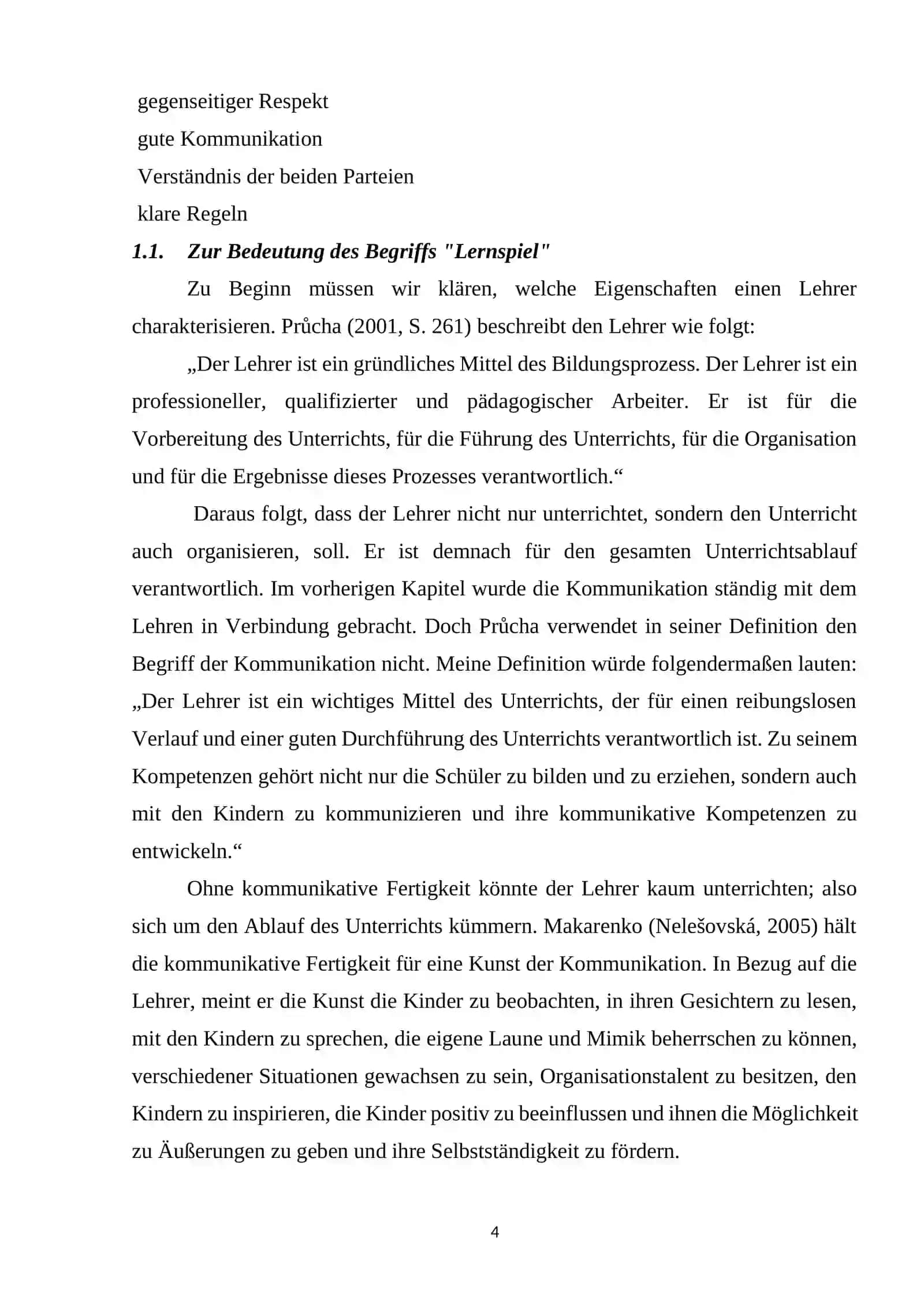 Einsatz der Spiele bei der Entwicklung der Fertigkeit Sprechen im DaF-Unterricht 4