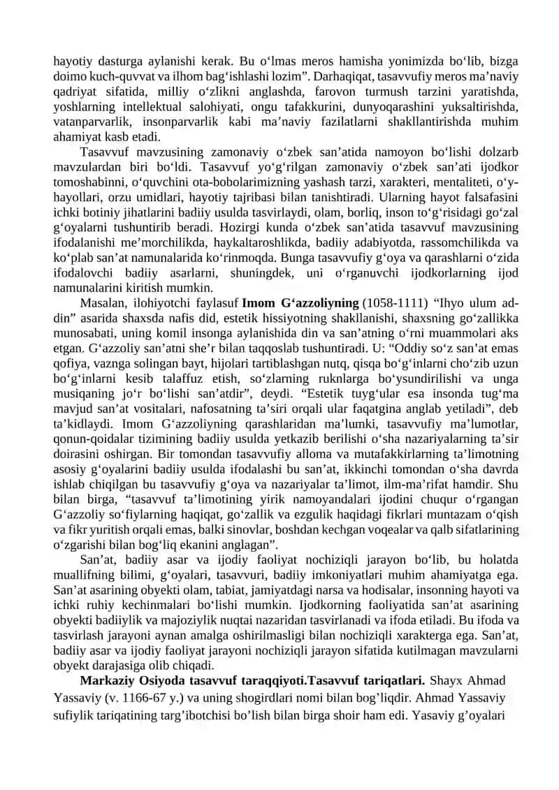 TASAVVUF TAʼLIMOTINING SHARQ MADANIYATIGA TA’SIRI 4