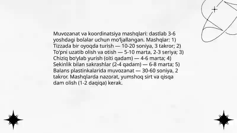 Maktabgacha yoshdagi bolalar uchun sport oyinlari va sport mashiqlari 4