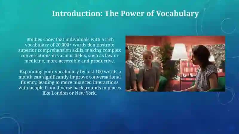 Using new vocabulary to complete a conversation 4