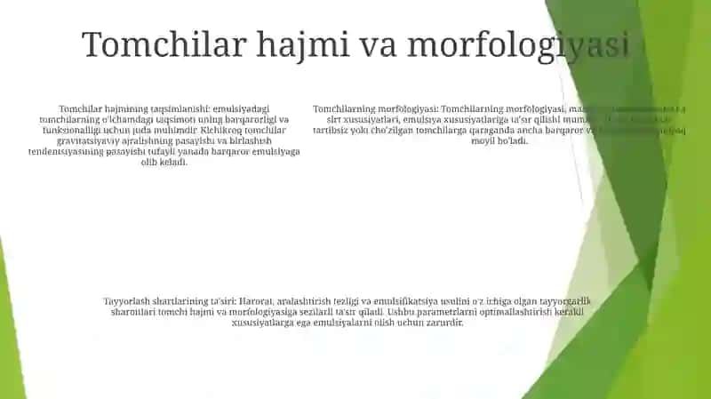 Tomizg'Ilarni Laboratoriya Va Ishlab Chiqarish Sharoitida Tayyorlashni O'Rganish 4
