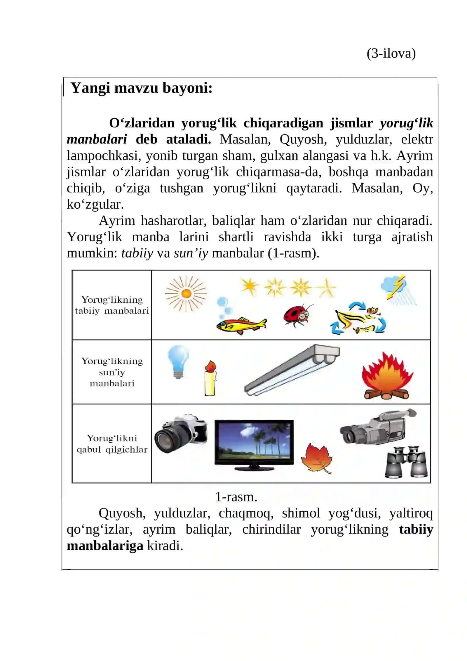 Yorug‘likning toʻg‘ri chiziq boʻylab tarqalishi mavzusida tayyor sifatli dars ishlanmasi mavzusida tayyor sifatli dars ishlanmasi. 4