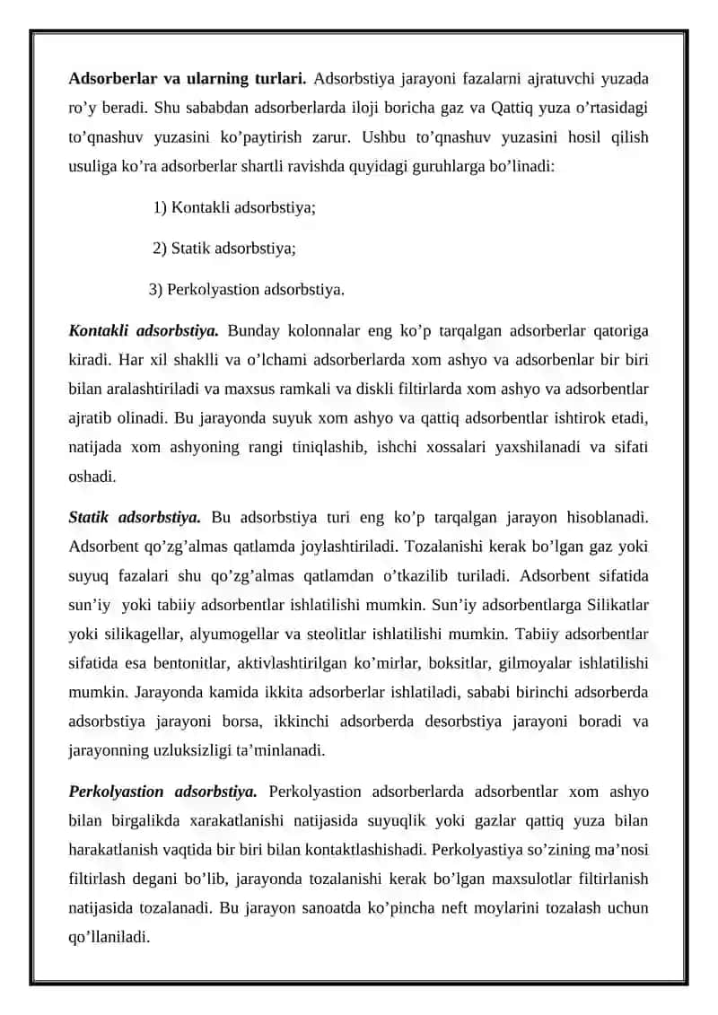 Adsorbsiyaning Biologiya va Tibbiyotdagi Ahamiyati 4