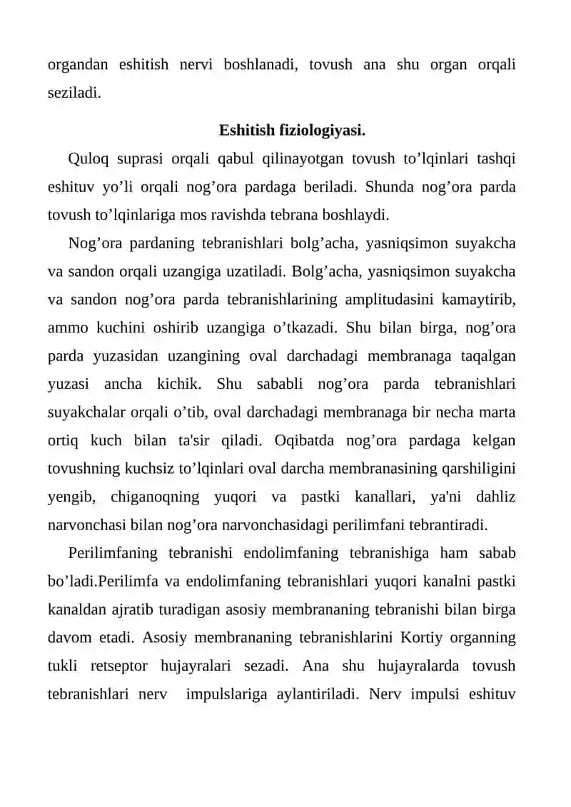 Eshitish analizatori anatomiyasi va fiziologiyasi 4