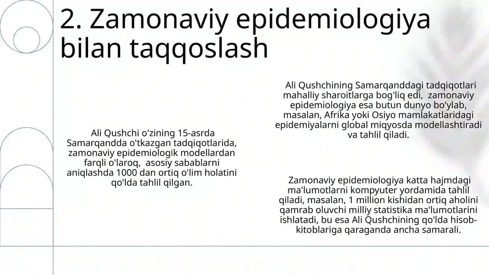 Buyuk olimlar tadqiqotlarida matematika Ali Qushchi 4