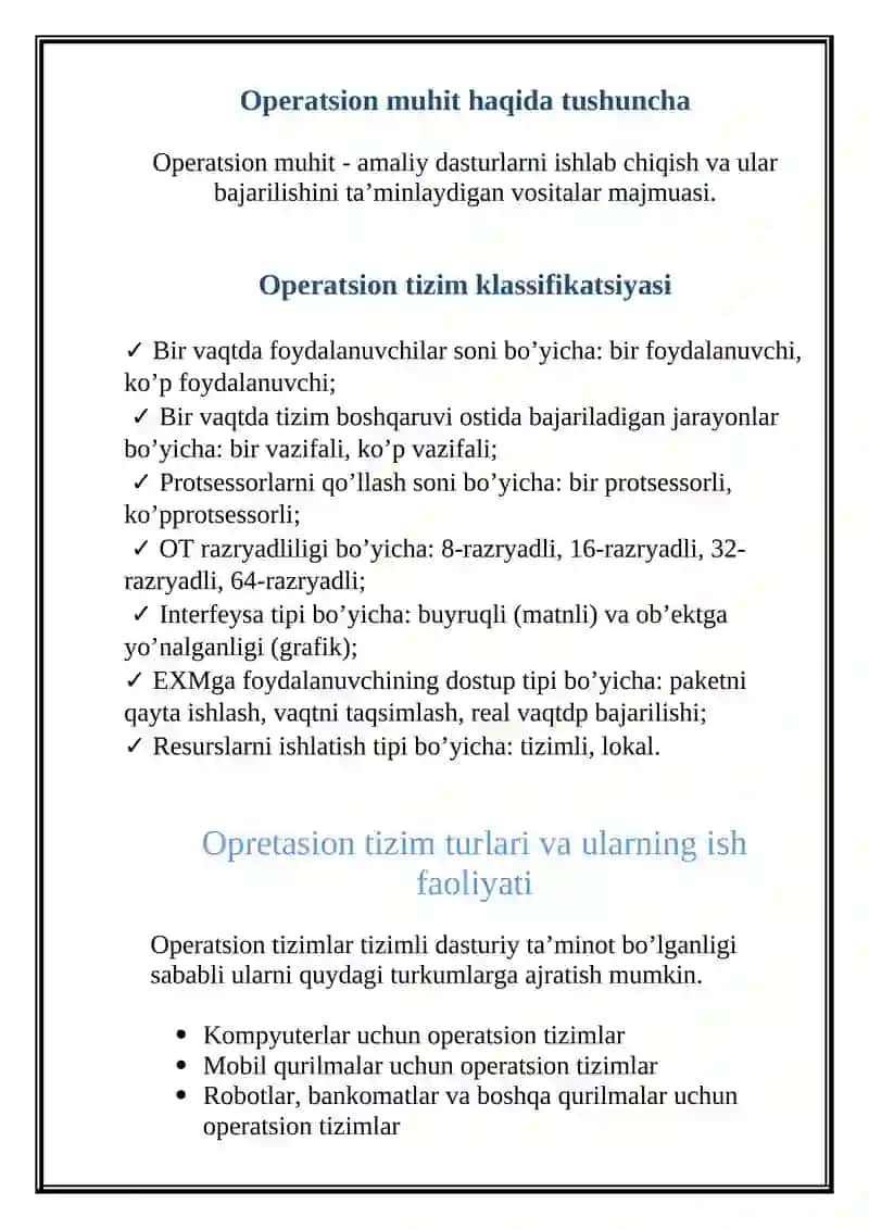 Zamonaviy Windows operatsion tizimlari 4