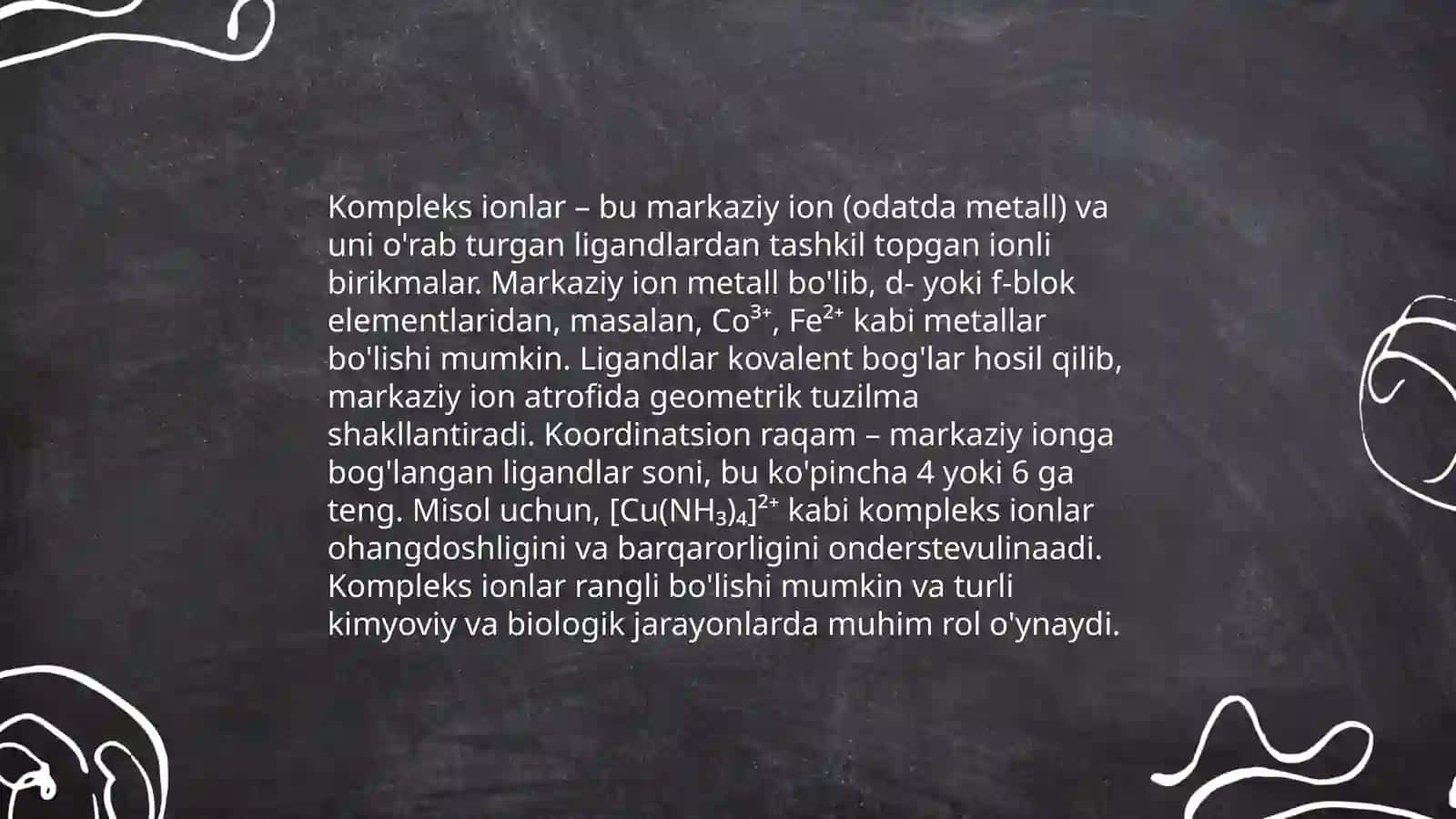 Kompleks birikmalar 4