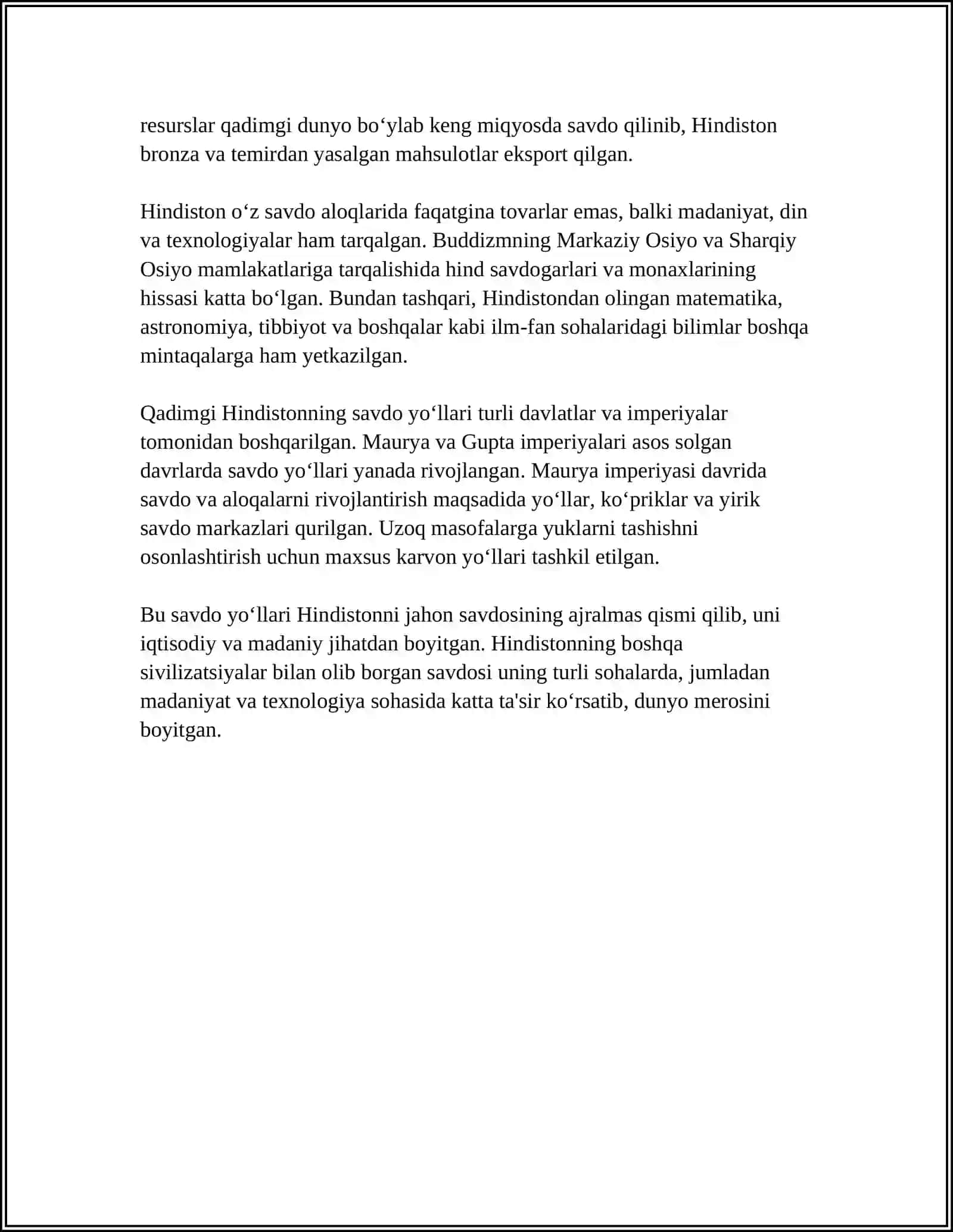QADIMGI HINDISTONDAGI IQTISODIY ĞOYALAR 4