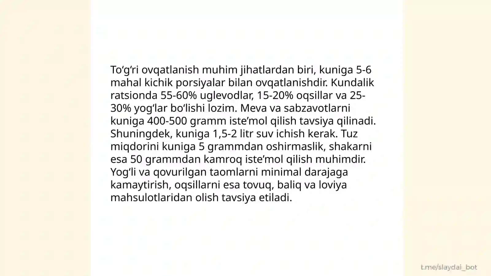 Salomatlik sirlari 4