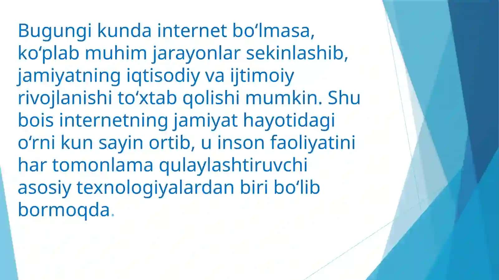 INTERNET TARMOG'I XIZMATLARI 4