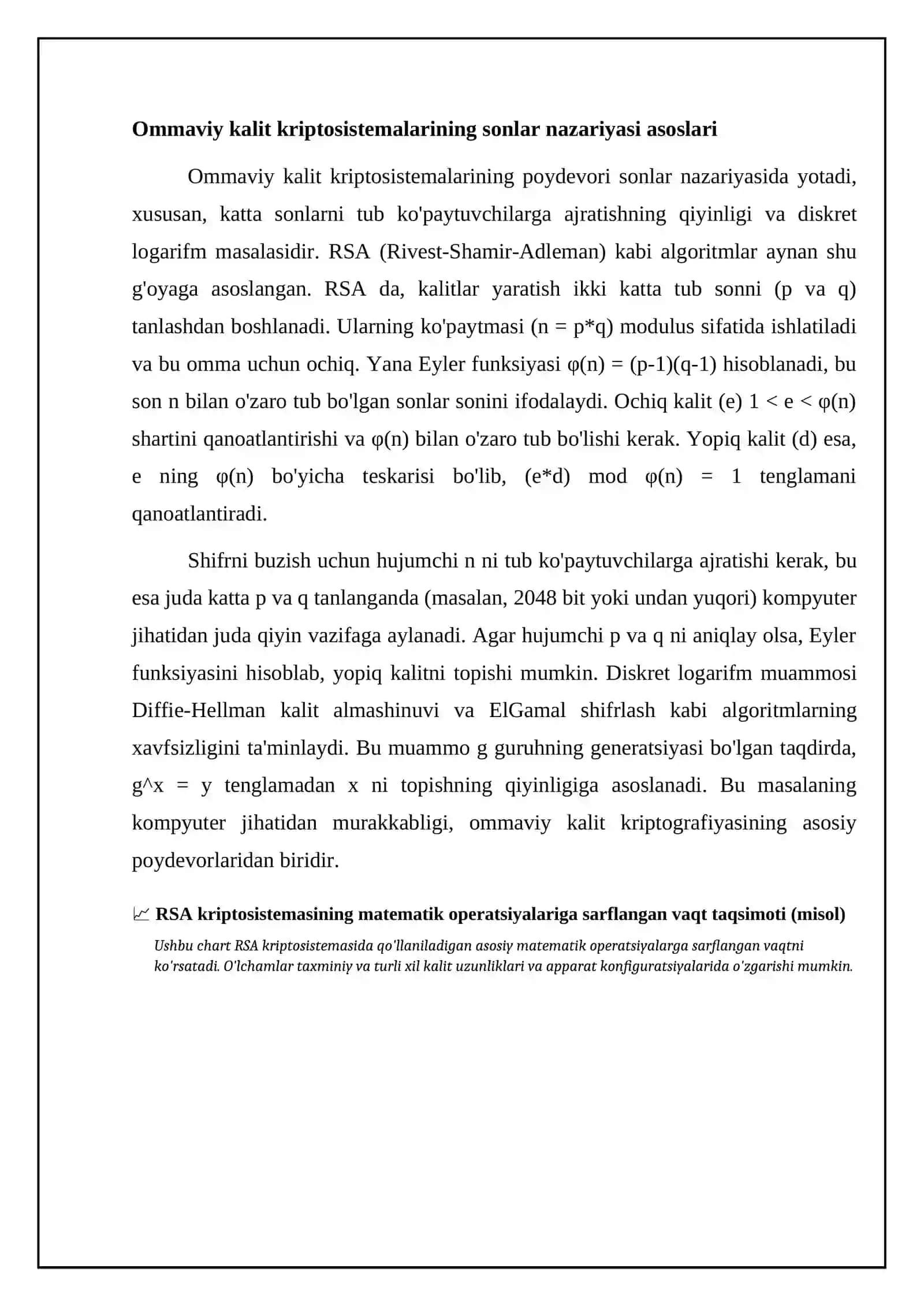 Ommaviy va shaxsiy kalit kriptosistemalarining matematik asoslari 4