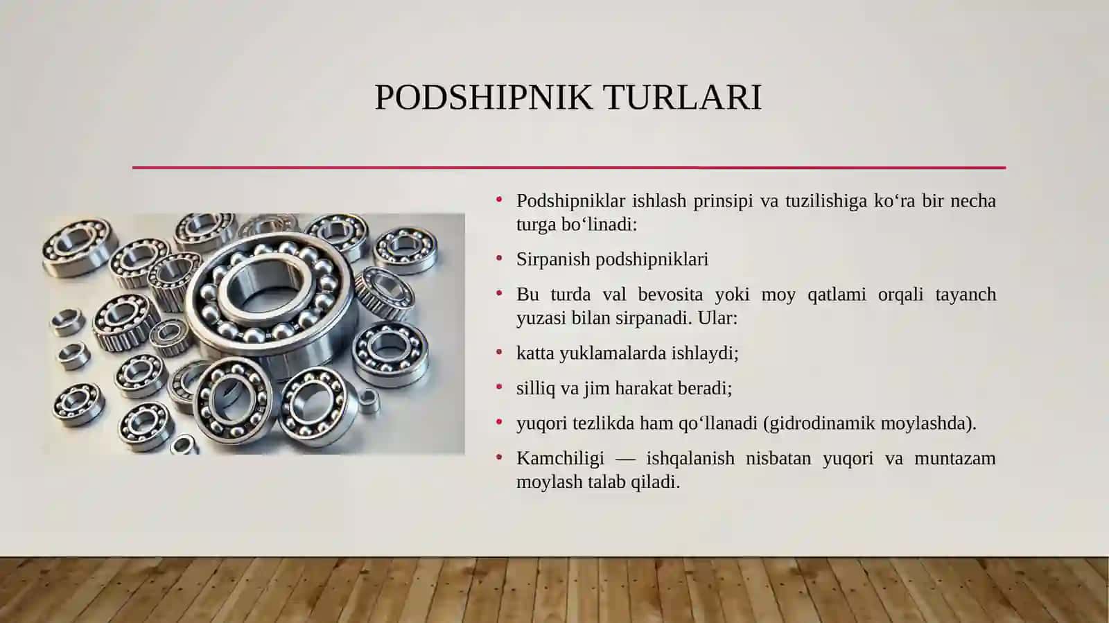 Podshipniklar va ularning tanlanishi 4